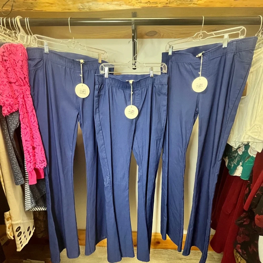 Umgee Navy Blue Boot Cut Pants - Picture 4 of 13